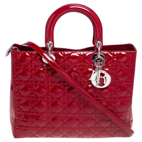 lady dior cannage tote bag